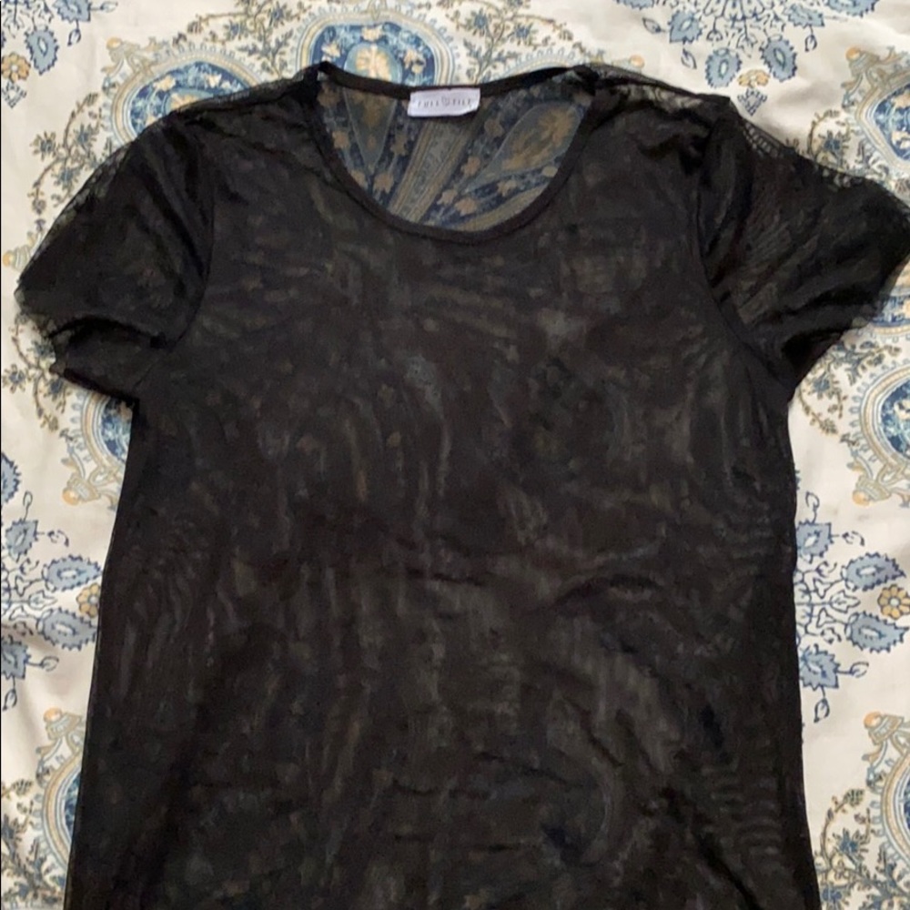 Full Tilt Black Mesh Shirt